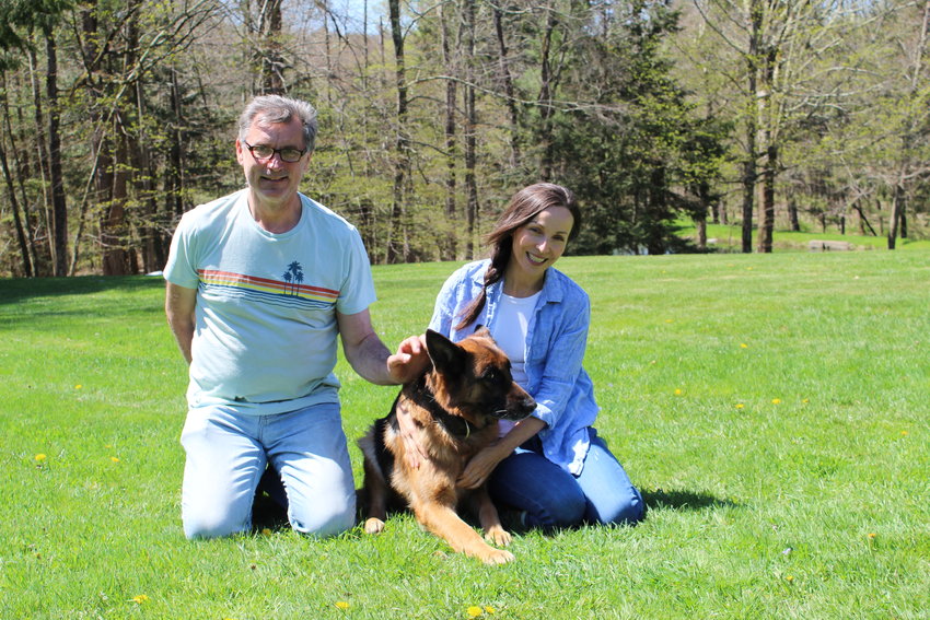 Adam and Elizabeth Guziczek breed German shepherds. A dog's parents, environment and experiences are more important than breed for personality.